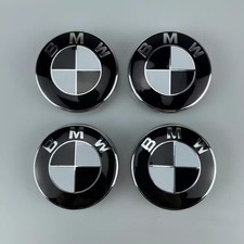 Bmw Black White Floating Alloy Wheel Center Hub Caps 56mm 68mm Bmw Black White Floating Alloy Wheel Center Hub Caps 56mm 68mm