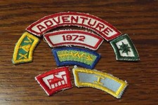 BOY SCOUT PATCH GAUZE / CLOTH BACK SEGMENT  A...