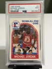 1989-90 NBA Hoops Michael Jordan #21 All-Star Game PSA 9 Basketball Card