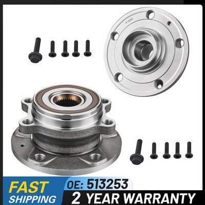 Pair Front Wheel Bearing Hub Assembly For Audi A3 & A3 Quattro 2.0L 2006-2013