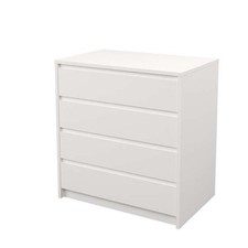 Cajonera 4 cajones Toledo acabado en blanco. 74cm(alto) 70cm(ancho) 45cm(fondo)