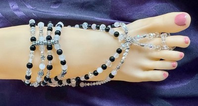 Beaded Barefoot Sandals Soleless Sandals Beach wear Tropical Wedding Shoes