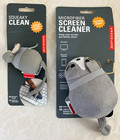 Kikkerland Computer Keyboard Duster Screen Cleaner Microfiber Cat and Mouse