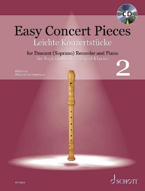 Thumbnail - Easy Concert Pieces Für Sopran-blockflöte Und Klavier, Band 2,