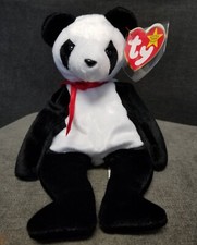 1997 Ty Beanie Babies Fortune Panda BEAR Baby MINT COLLECTOR VINTAGE