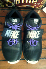 Nike Boys 6.5Y Team Hustle D8 Basketball Shoes Black 881941-001