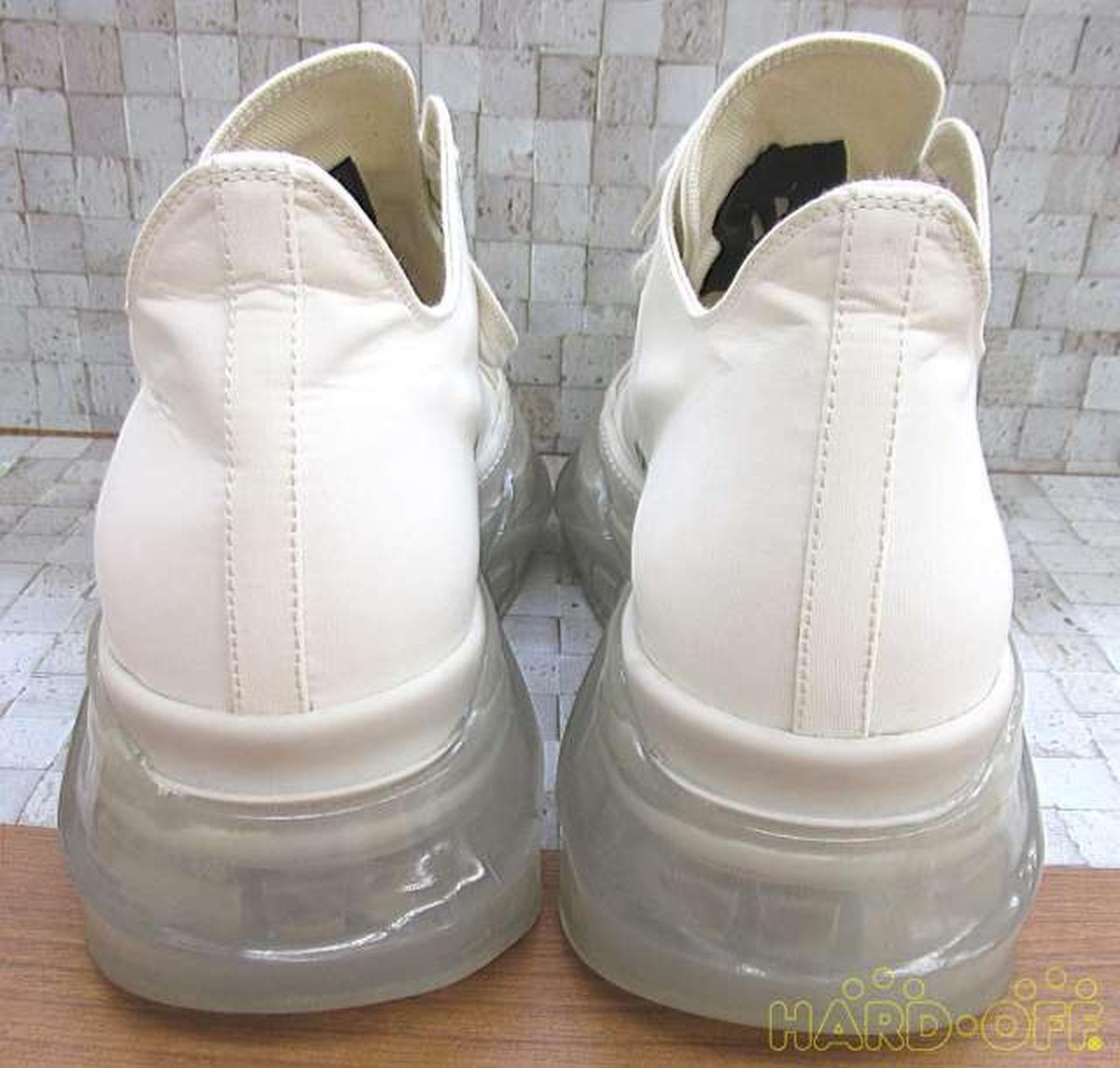 Rick Owens Drkshdw White Clear Sole 500709236 Sneakers XFZ14 Rick Owens Drkshdw White Clear Sole 500709236 Sneakers XFZ14