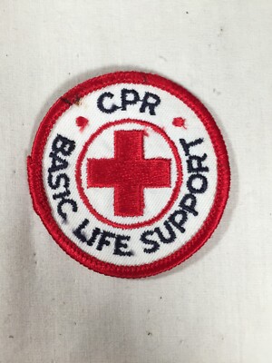 American Red Cross Basic Life Support CPR worn Emblem Patch