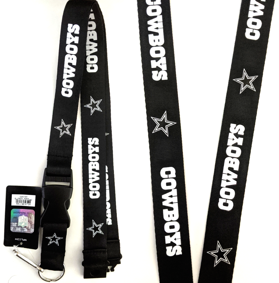 Dallas Cowboys Reflectante Cordel - Lote De 2 - Breakaway Llavero - Nuevo W Dallas Cowboys Reflectante Cordel - Lote De 2 - Breakaway Llavero - Nuevo W