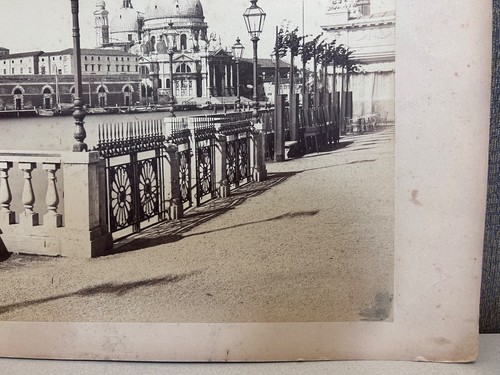 Antique Carlo Ponti Venezia Photo Public Garden Venice Santa Maria Della Salute - Picture 3 of 9