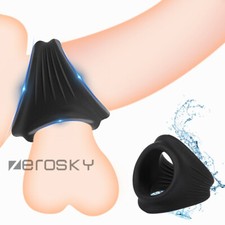 Reusable Penis Ball Scrotum Stretcher Sleeve Ring Enhancer-Delay Ejaculation-Men