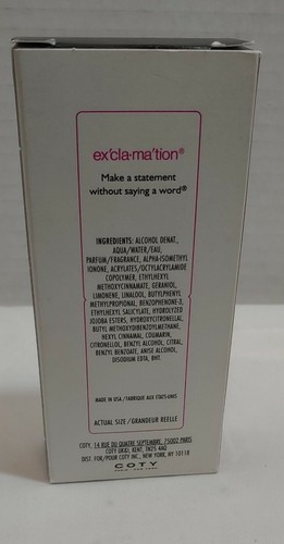 Exclamation Cologne Spray 0.38 Oz For Women makes a statement without words NOB - Picture 2 of 2