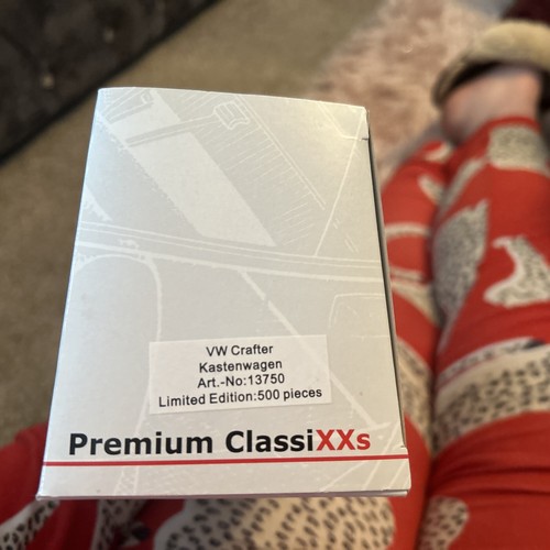 Premium ClassiXXs 1/43 VW Crafter Van Wagon Silver Rare #13750 - Picture 5 of 5