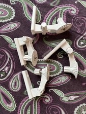 Adjustable Security Camera Bracket, Plastic Wall Mount CCTV Stand, White 4pcs