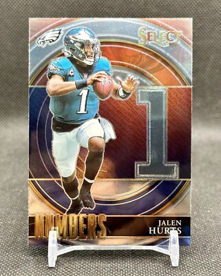 2021 Panini Select #SN-9 Jalen Hurts Select Numbers Card Philadelphia Eagles