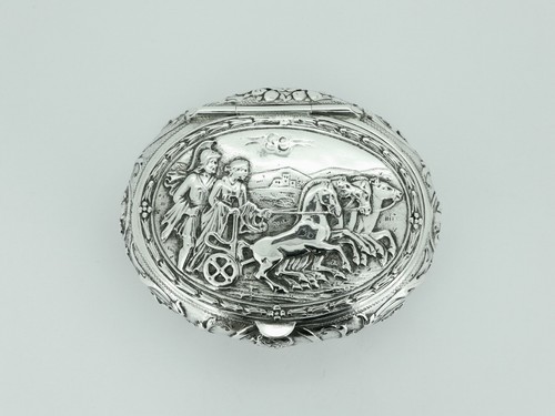 Late 1800s German Hanau Silver Box Made For French Market Roth & Co 64.3g - Picture 2 of 8