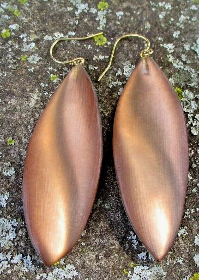 Alexis Bittar Lucite Twisted Leaf Earrings Shades of Brown