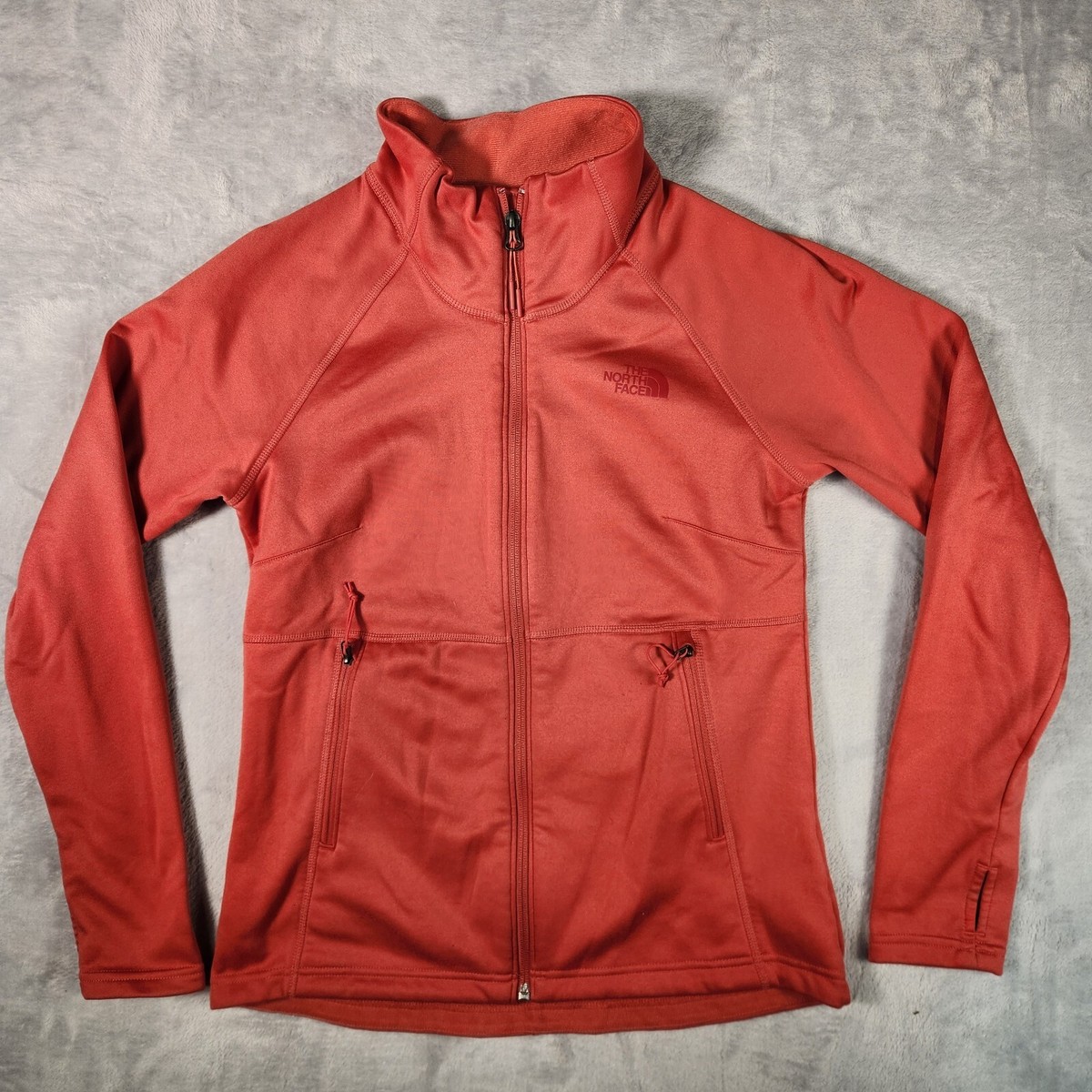 ザノースフェイス The North Face Jacket Womens Small Orange Track Fleece Sweatshirt