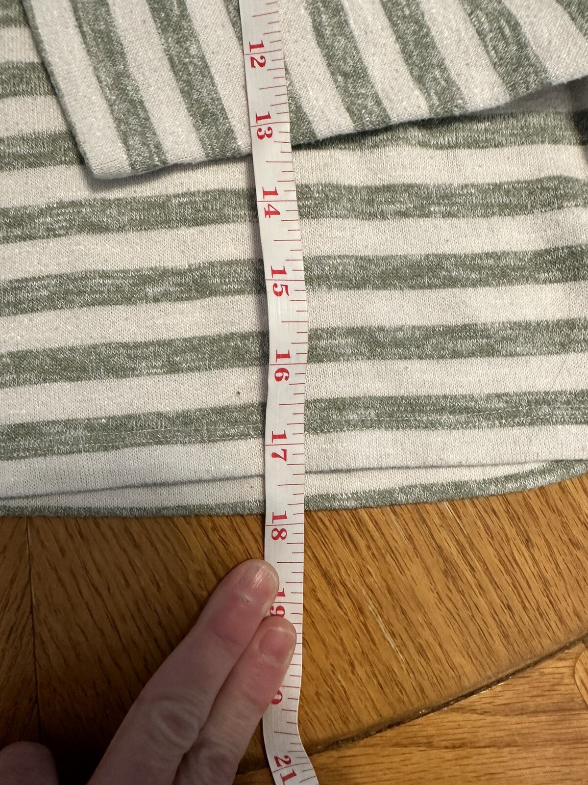 Camicia manica lunga Pony Tails Junior verde bianco a righe taglia M 10 12