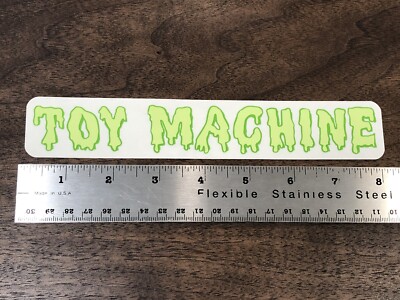 Toy Machine Skateboards Vintage Skateboarding STICKER NOS