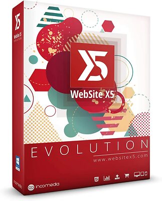 Incomedia Website X5 Evolution (Evo) 20 - Webeditior - PC Download Version