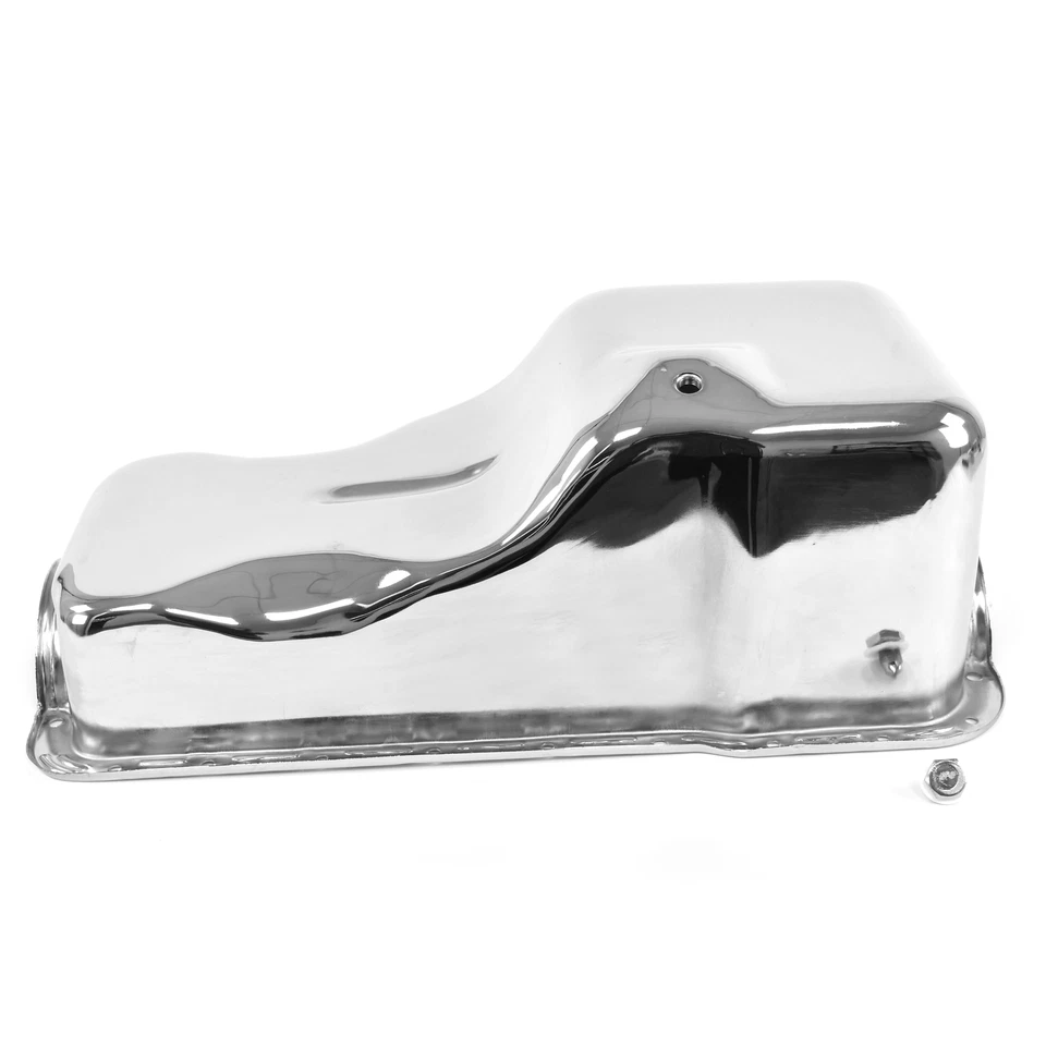 Ford Mustang 289/302 V8 65-87 cárter de aceite cromado 64 1/2 Foto 3 de 4