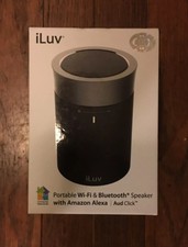 iluv aud click 2 wireless speaker with amazon alexa