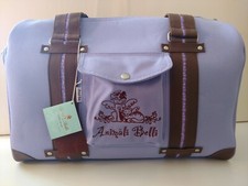 small dog cat pet carrier bag organic cotton tote Purple duffel beach Free Ship