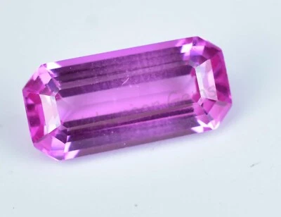 Makellos 4.10 CT Natürlich Rosa Saphir Smaragd Umwerfend Sri Lanka Lose - Bild 1 von 4