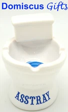 4" New! Asstray TOILET Cigarette Cigar CERAMIC ASHTRAY Home Decor Urinal Bidet 