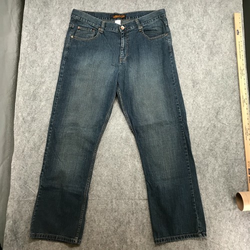 Blue Denim Straight Leg Dark Wash | eBay