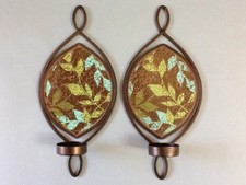 2 Elements 12 7/8 Wrought Iron Hanging Candle...