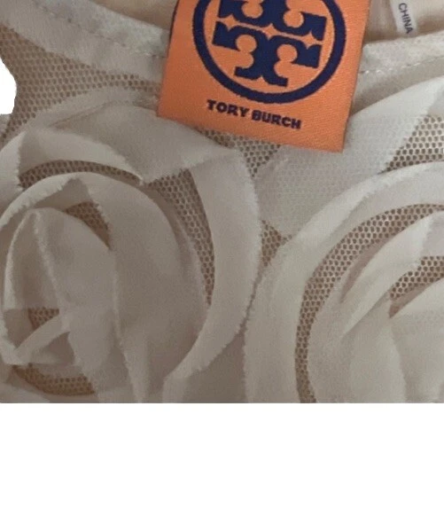 Abito da cocktail vintage Tory Burch rose e oro ne rimangono solo pochi taglia 0