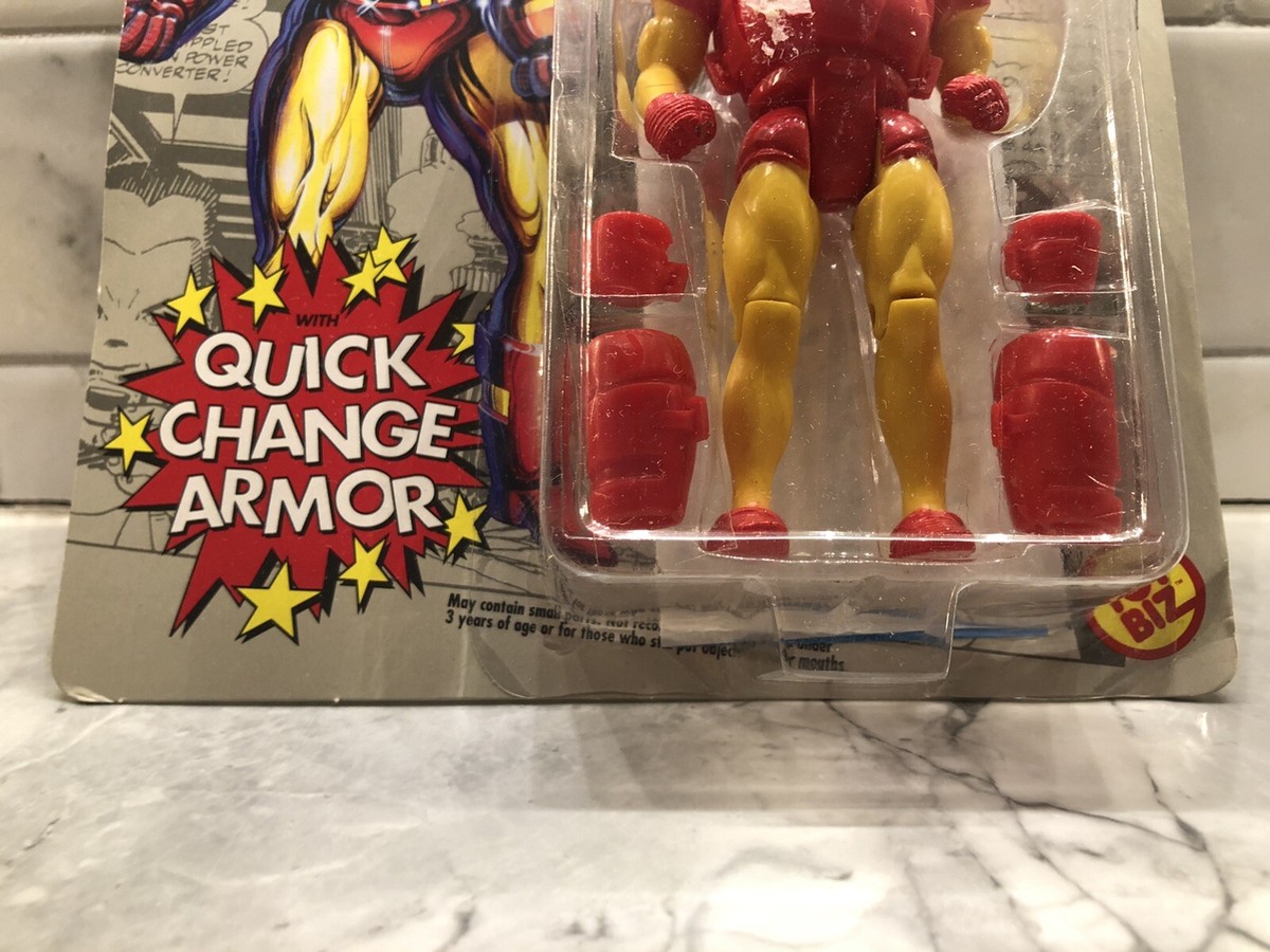 Quick Change Armor Iron Man Vintage Marvel Super Heroes