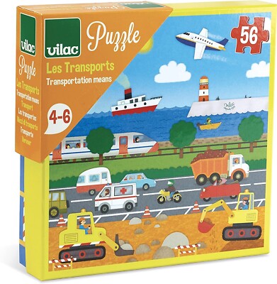 VILAC - 56 Piece Transport Puzzle - - VIL2654
