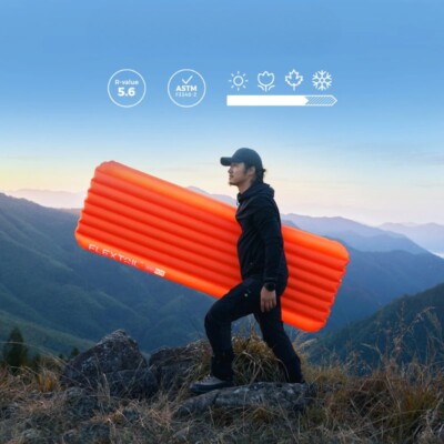 New Insulated Sleeping Pad with 5.6 R-Value, Ultralight Inflatable Camping Mats