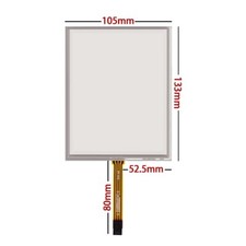 5,7 pollici 4 fili resistivo 133*105 mm digitalizzatore 133x105 mm sensore touch screen vetro