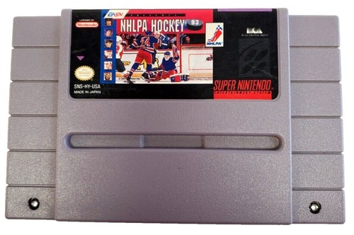 EA Sports NHLPA Hockey 93 SNES Super Nintendo Game With Box 