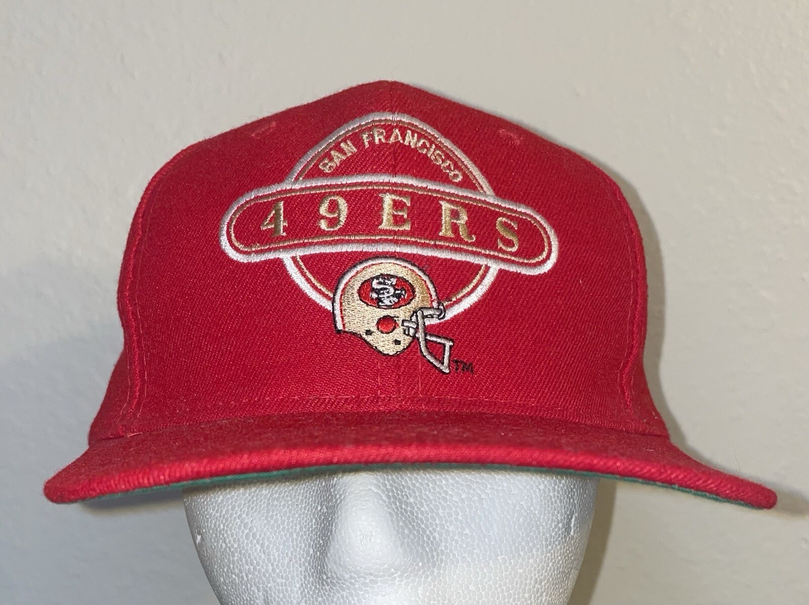 Vintage 90s NFL San Francisco 49ers Sports Specialties Red Snapback Hat Cap