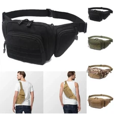 Tactical Holster Mens Concealed Carry Fanny Pack Army Pistol Waist Pouch Gun Bag