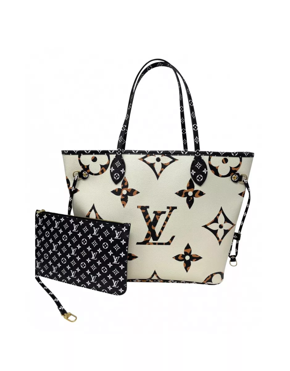 Louis Vuitton Limited Edition Ivorie Monogram Jungle Neverfull MM