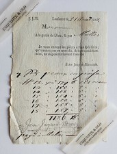 1802 Mercier Lausanne Zurzach Frachtbrief Dokument Beleg Waadt Aargau Schweiz