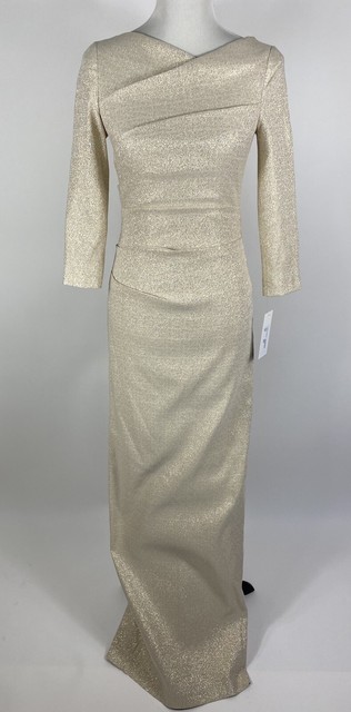teri jon gold gown