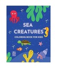 Sea Creatures coloring book for kidsocean lifechildren ages 5-8, McOvoo, Raz