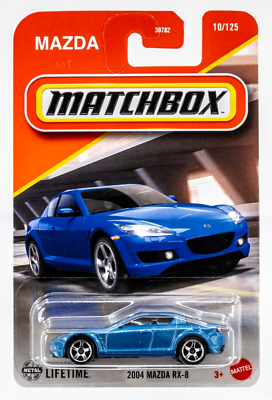 Mazda RX-8 1/43スケールモデル 10周年記念 2025 Matchbox #10 2004 Mazda RX-8 WINNING BLUE | FSC | eBay