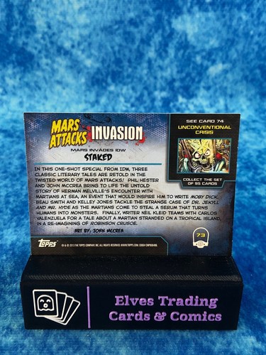 Mars Attacks Invasion SINGLE Non-Sport Trading card by Topps 2013 - Picture 140 of 204