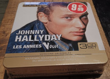 ♫ Johnny Hallyday-Coffret collector métal, 3 Cd,Les années Vogue-V.O- Sony  ♫