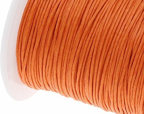 Perlin | Cordoncino di cotone cerato da 75 m, colore bianco, spessore 1 mm, idea - Foto 1 di 1