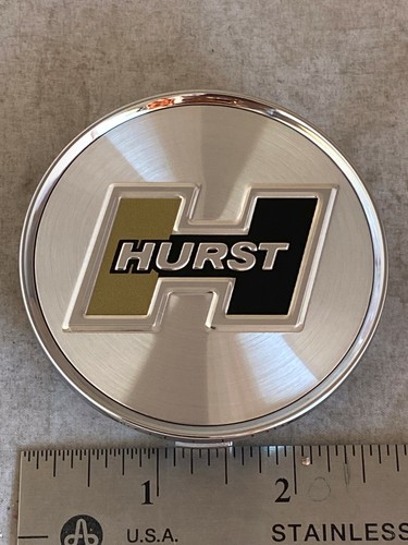 HURST Racing Wheels Chrome Gold Black Wheel Rim Hub Cover Center Cap ...