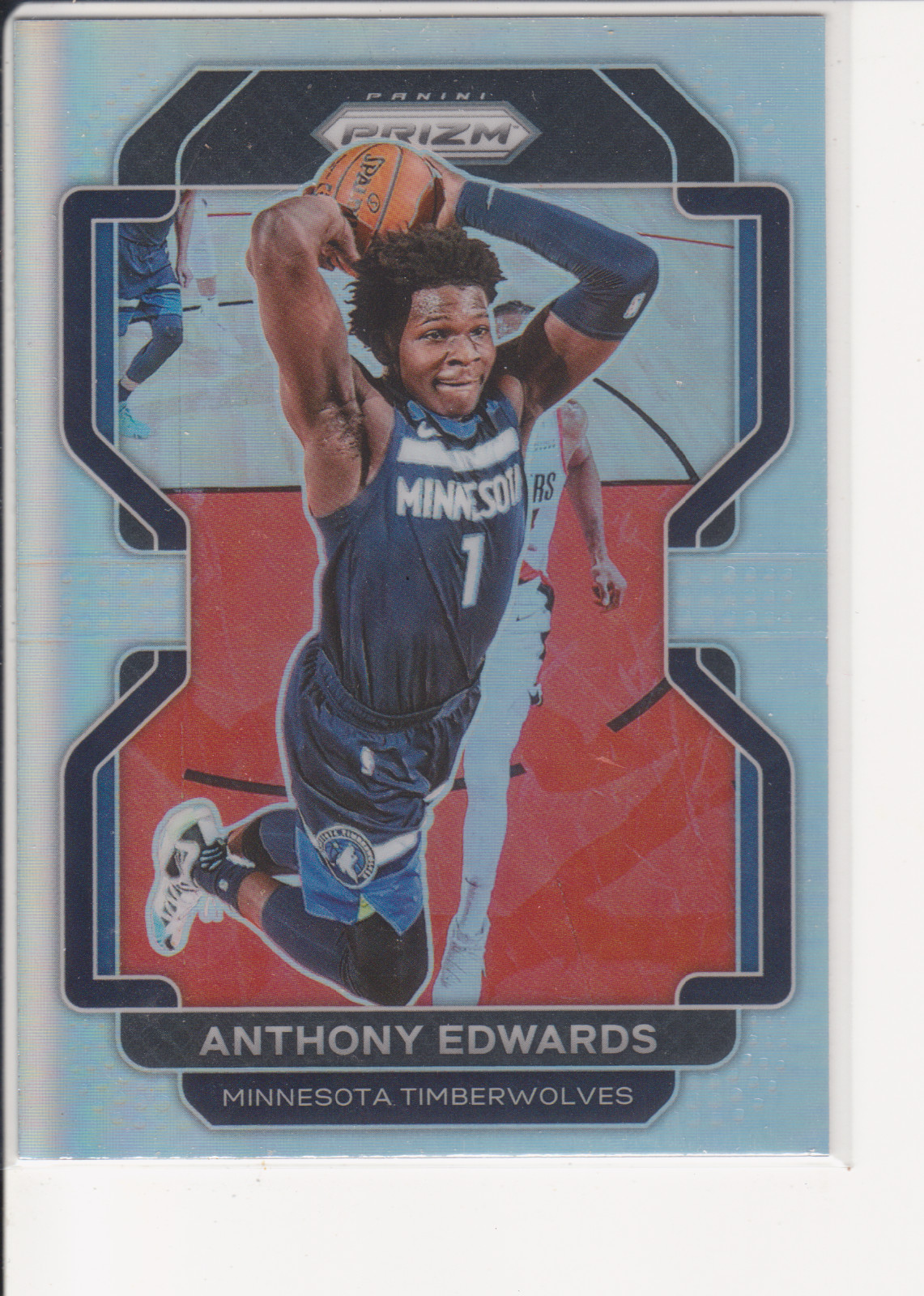 2021-22 Panini Prizm - Silver Prizm #37 Anthony Edwards